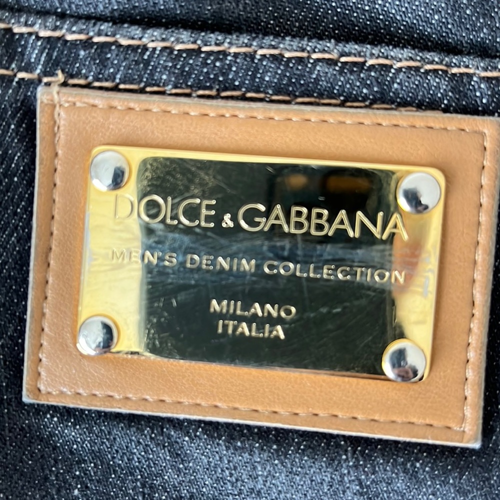 Heavyweight Dolce & Gabbana light black jeans. EU size 50